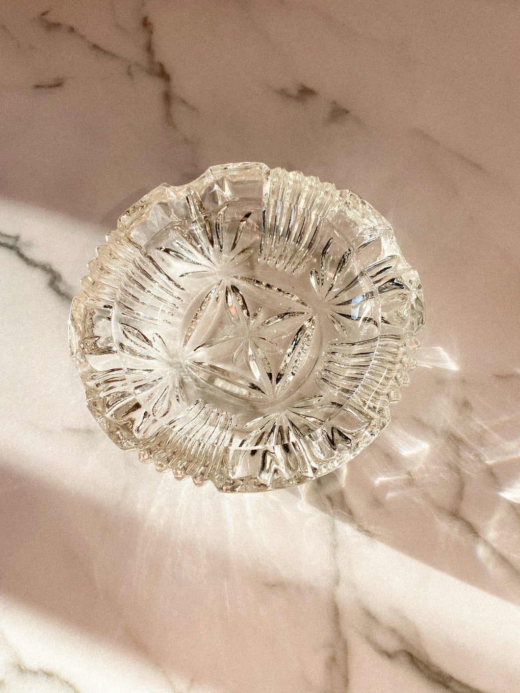 mini crystal ash tray